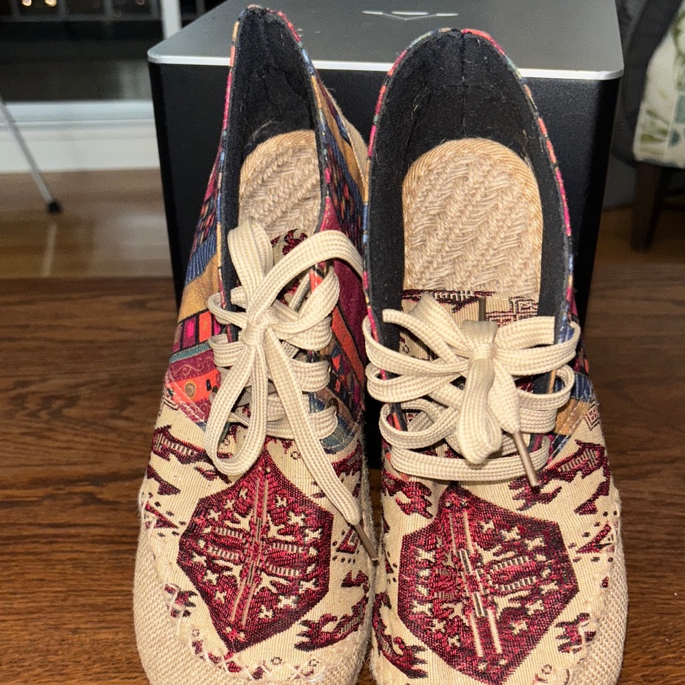 Source Unknown Multicolor Espadrille Boots - image 10